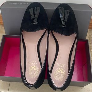 Vince Camino Black Loafers